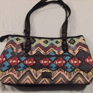 The Sak Hasley La Jolla Print Large Travel Tote
